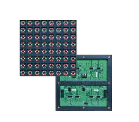 High Brightness RGB Full Color LED Display With 31.25 Pixel Resolution Steel Cabinet