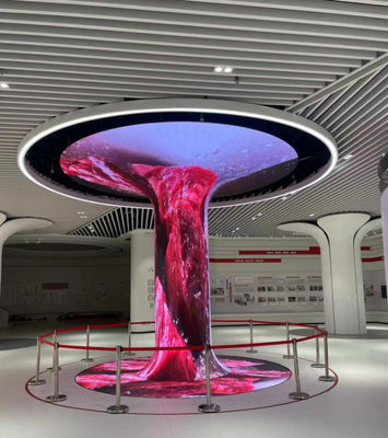 Customized Irregular Shaped LED Display Screen USB Power SMD Curved Display Screen