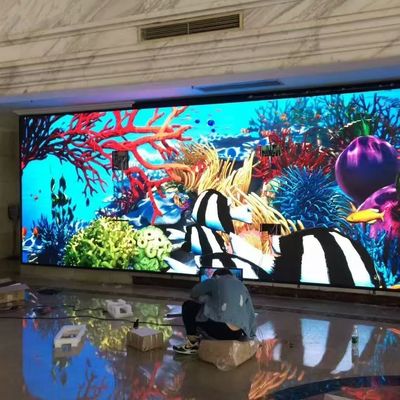 3000W Perimeter Led Screen Wall Panels Display Customized