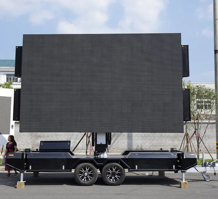6500cd/m2 Car Window LED Display Screen P6 Waterproof Rating