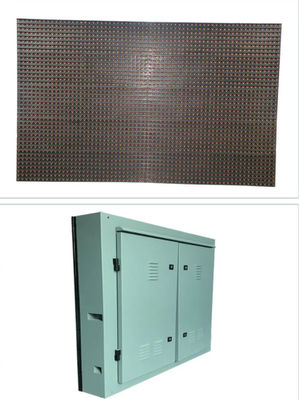 Iron/Aluminum Cabinet Dip LED Display with Steel Cabinet Front Rear Maintenance MBI 31.25 Pixel