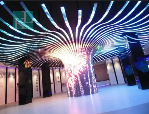 Brightness Kinglight LED Display Screen for Supermarket Wall Mounted Installation