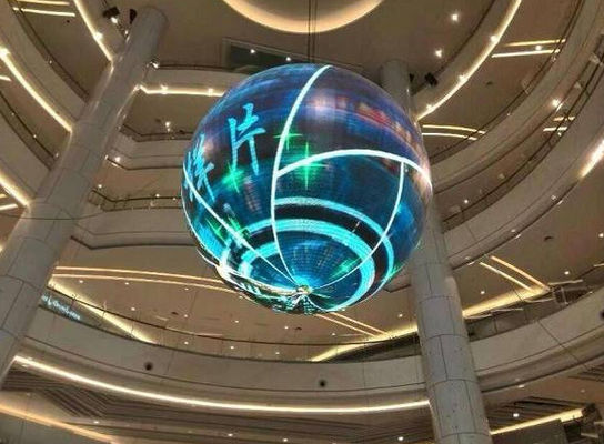 Irregular Curved Supermarket Indoor Advertising LED Display High Brightness