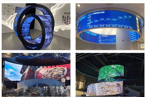 Wall Mounted P1.53 LED Module 1200CD Brightness for Front Service Video Wall Sign