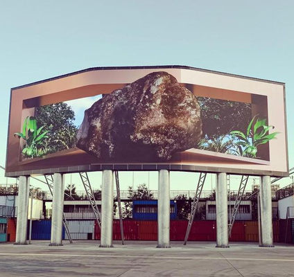 Die-casting Aluminum P6 LED Video Display for High Brightness Rooftop Advertising