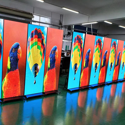 Outdoor Smart Control Pole LED Display Single And Double Faces Digital Advertising