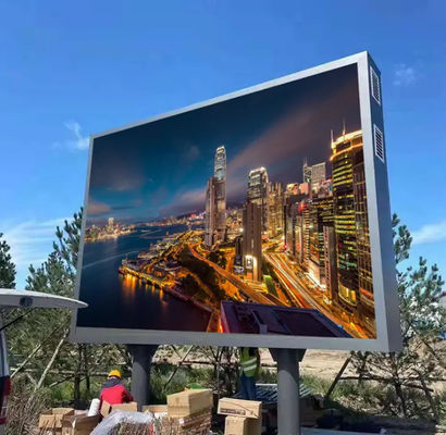 Outdoor P10 Advertising LED Screen Full HD Video SMD 2727 LED Wall Display