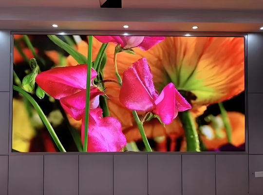 SMD P10 Indoor Fixed LED Video Panel Display with 3840 High Brush Refresh and 1200CD Brightness