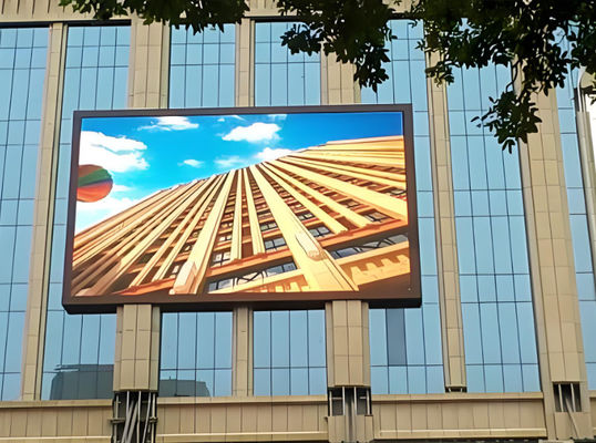 Full Color P10 Outdoor LED Panel Waterproof Module 28kg Panel Weight 320mm*160mm