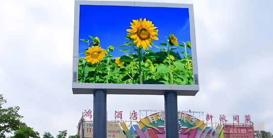 Full Color P10 Outdoor LED Panel Waterproof Module 28kg Panel Weight 320mm*160mm