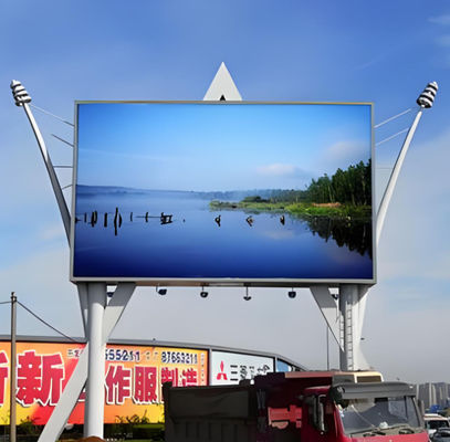 P10 Outdoor Led Publicity Board Roof Front Service Led Display Screen Advertising