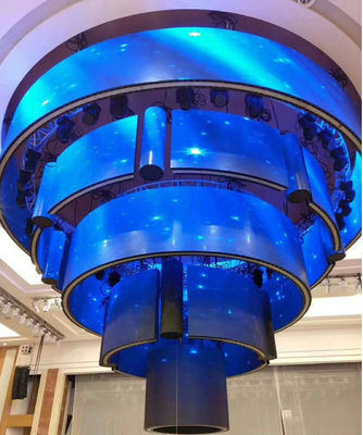 SMD 3mm Pixel P3 Curved LED Screen for Commercial Advertising Display