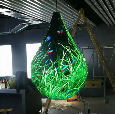 Conveniently Installed P4 Transparent LED Screen High-resolution Lightweight Design