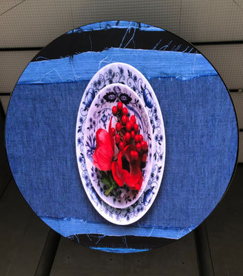 Customized Irregular Shaped LED Display Screen USB Power SMD Curved Display Screen
